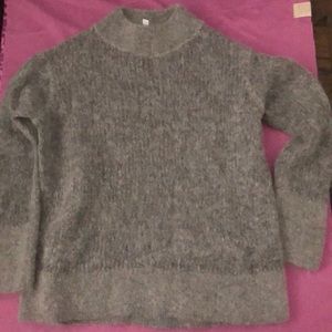 3for$30| & other stories gray mock neck sweater S